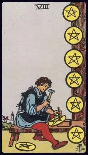 Eight of Pentacles